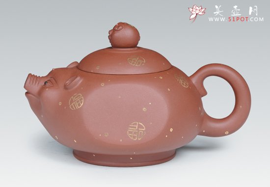 紫砂壶图片：金猪 - 宜兴紫砂壶网