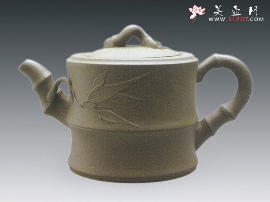 紫砂壶图片：竹节 - 宜兴紫砂壶网