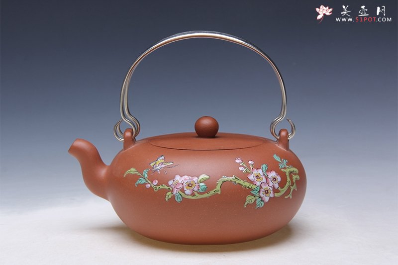 紫砂壶图片：扁圆珠 - 宜兴紫砂壶网