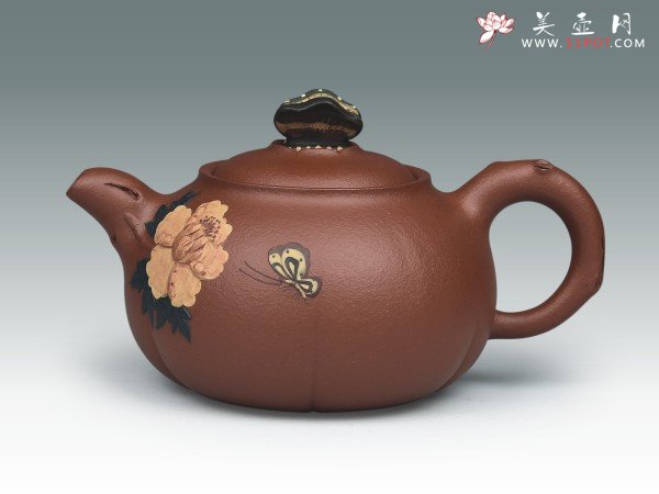 紫砂壶图片：花开富贵 - 宜兴紫砂壶网