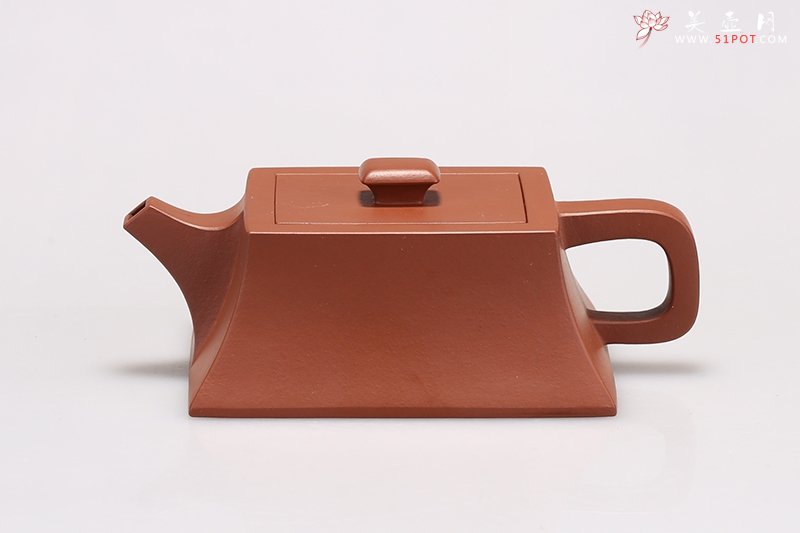 紫砂壶图片：四方扁升 - 宜兴紫砂壶网