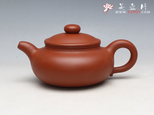 紫砂壶图片：朱泥大仿古 容量：400CC - 宜兴紫砂壶网