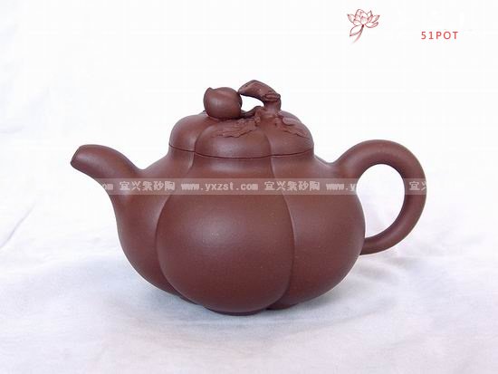 紫砂壶图片：上合桃 - 宜兴紫砂壶网