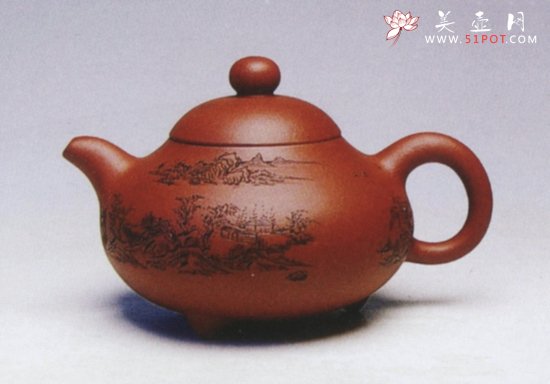 紫砂壶图片：三足乳鼎 - 宜兴紫砂壶网