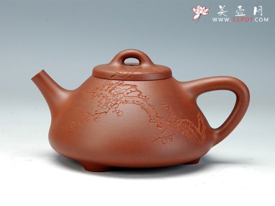 紫砂壶图片：子冶石瓢 - 宜兴紫砂壶网