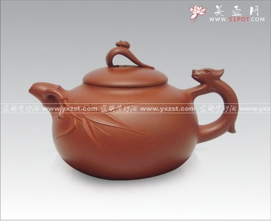 紫砂壶图片：知足常乐 - 宜兴紫砂壶网