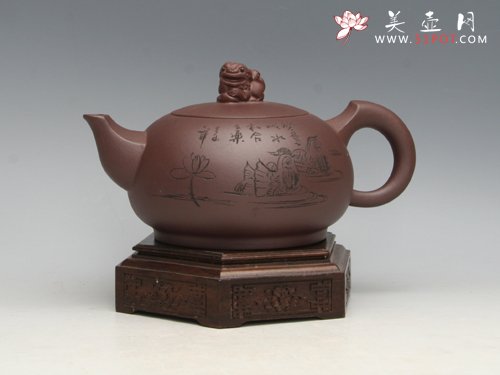 紫砂壶图片：狮球 - 宜兴紫砂壶网