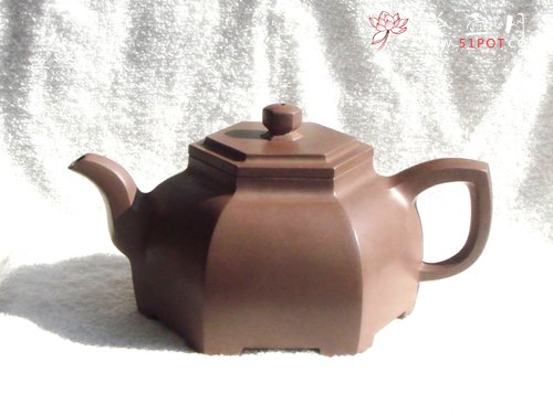 紫砂壶图片：六方秋意 - 宜兴紫砂壶网