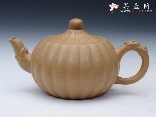 紫砂壶图片：龙菊 280CC - 宜兴紫砂壶网