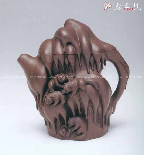 紫砂壶图片：天伦之乐壶 - 宜兴紫砂壶网