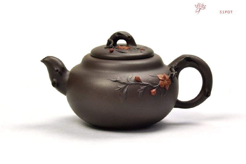 紫砂壶图片：满园春色 - 宜兴紫砂壶网