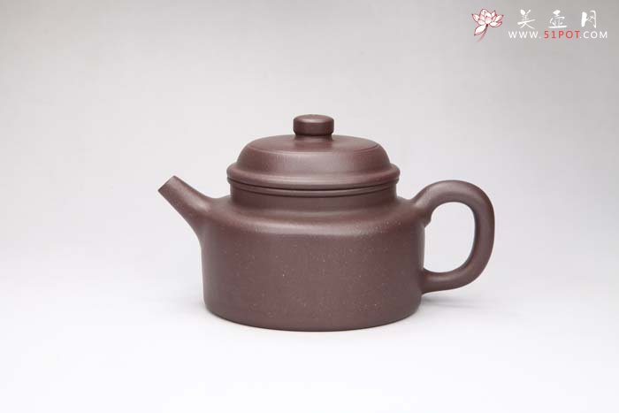 紫砂壶图片：德钟 紫泥 - 宜兴紫砂壶网