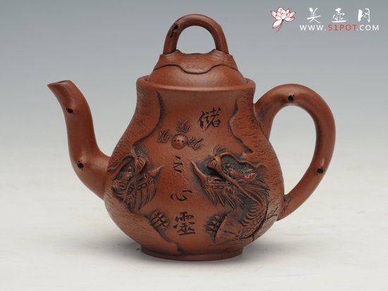 紫砂壶图片：一条龙系列四 - 宜兴紫砂壶网