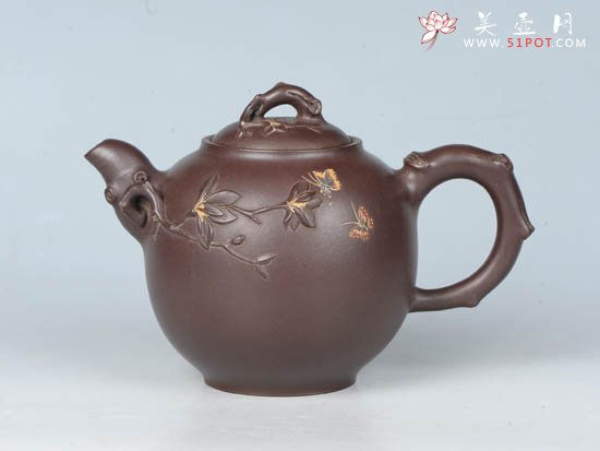 紫砂壶图片：满园春色 - 宜兴紫砂壶网