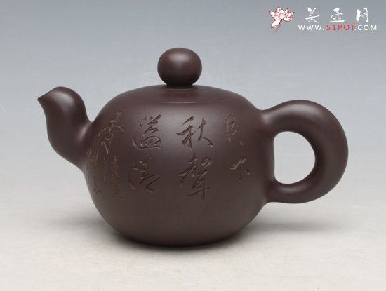 紫砂壶图片：一粒珠 - 宜兴紫砂壶网