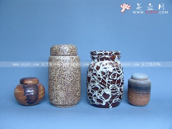 紫砂壶图片：茶叶罐 - 宜兴紫砂壶网