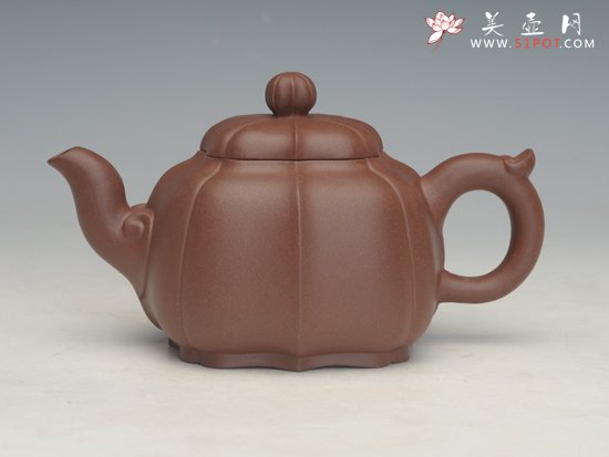 紫砂壶图片：菱花如意 - 宜兴紫砂壶网