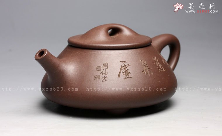 紫砂壶图片：全手工《石瓢》 - 宜兴紫砂壶网