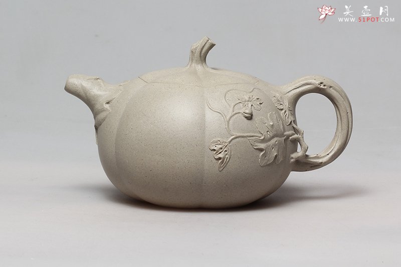 紫砂壶图片：南瓜 - 宜兴紫砂壶网