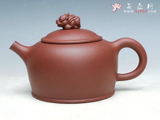 紫砂壶图片：瑞兽壶 - 宜兴紫砂壶网