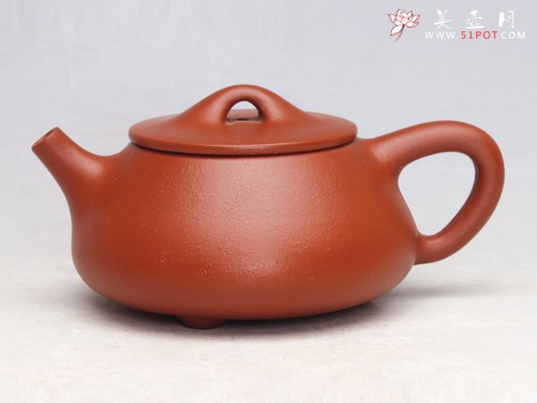 紫砂壶图片：满 瓢（红泥） - 宜兴紫砂壶网