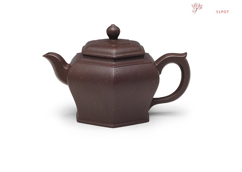 紫砂壶图片：飘逸六方 - 宜兴紫砂壶网