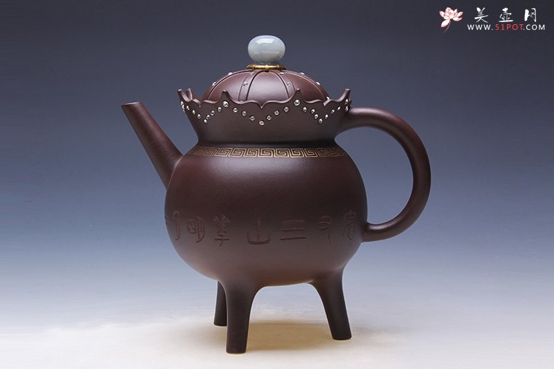 紫砂壶图片：华冠鼎 - 宜兴紫砂壶网