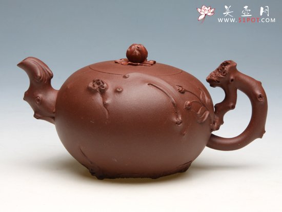 紫砂壶图片：国色天香 - 宜兴紫砂壶网