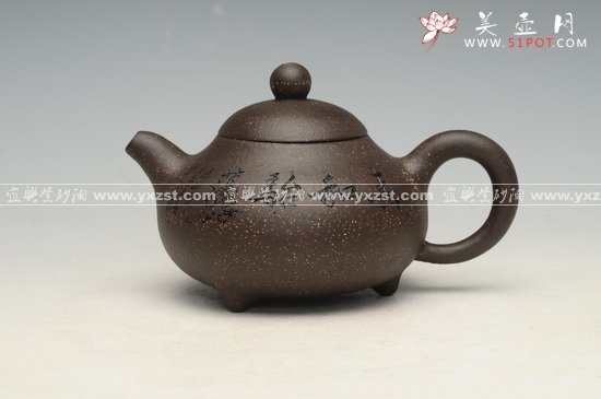 紫砂壶图片：三足乳鼎 - 宜兴紫砂壶网
