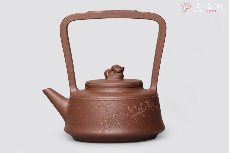紫砂壶图片：金秋私语提梁 - 宜兴紫砂壶网
