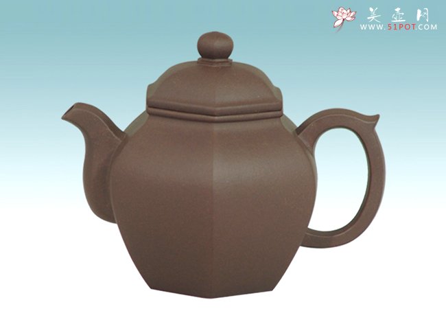 紫砂壶图片：六六大顺 210CC - 宜兴紫砂壶网