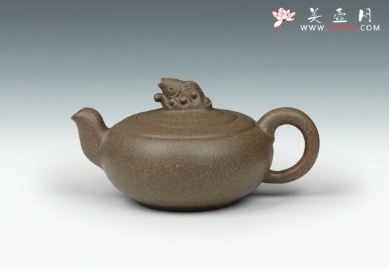 紫砂壶图片：鱼跃 - 宜兴紫砂壶网