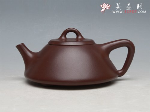 紫砂壶图片：子冶石瓢 350CC - 宜兴紫砂壶网