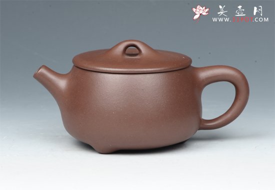 紫砂壶图片：平盖石瓢 - 宜兴紫砂壶网