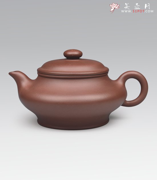 紫砂壶图片：虚扁 - 宜兴紫砂壶网