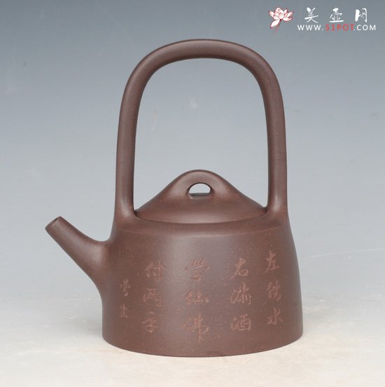 紫砂壶图片：井栏提梁 - 宜兴紫砂壶网