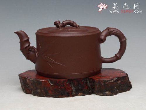 紫砂壶图片：一段竹 - 宜兴紫砂壶网