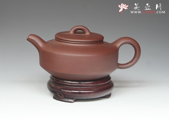 紫砂壶图片：扁圆系列一 - 宜兴紫砂壶网