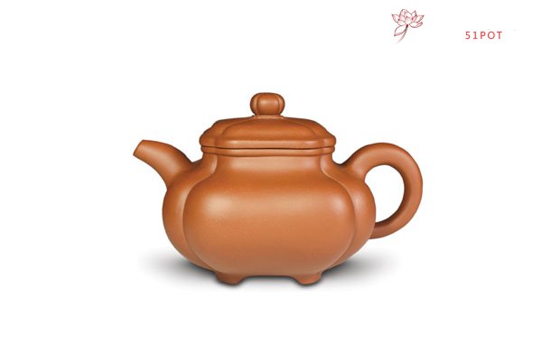 紫砂壶图片：葵四方壶 - 宜兴紫砂壶网