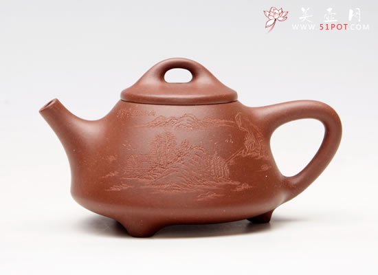 紫砂壶图片：子冶石瓢 - 宜兴紫砂壶网