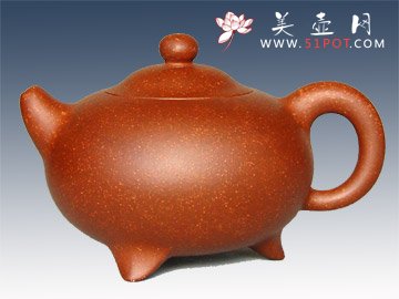 紫砂壶图片：三足乳鼎 - 宜兴紫砂壶网