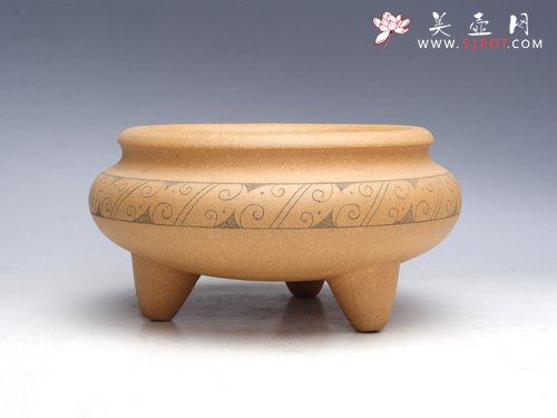 紫砂壶图片： 宣德炉  泥料：... - 宜兴紫砂壶网