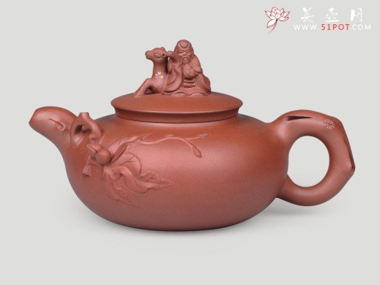 紫砂壶图片：万寿无疆 - 宜兴紫砂壶网