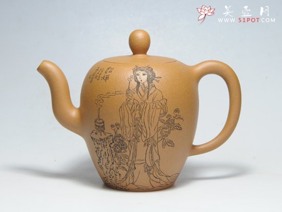 紫砂壶图片：美人肩 - 宜兴紫砂壶网