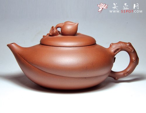 紫砂壶图片：寿桃 - 宜兴紫砂壶网