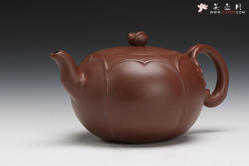 紫砂壶图片：荷花壶 - 宜兴紫砂壶网