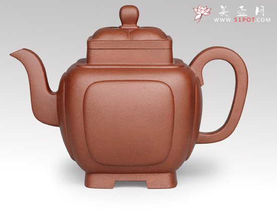 紫砂壶图片：四方如意 - 宜兴紫砂壶网