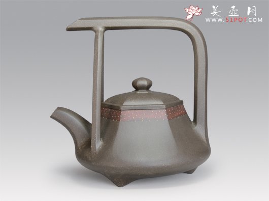 紫砂壶图片：常乐提梁 - 宜兴紫砂壶网