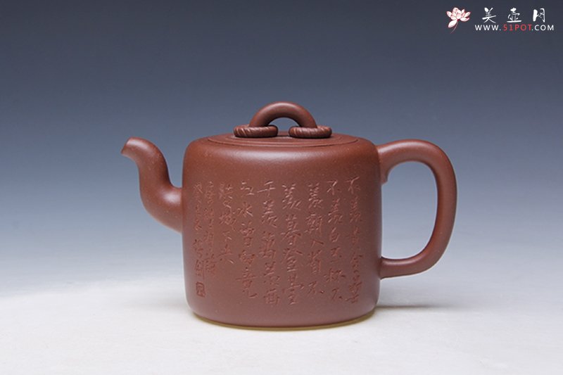 紫砂壶图片：双圈壶 - 宜兴紫砂壶网