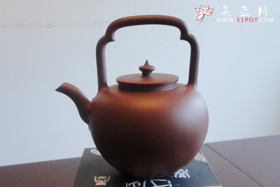 紫砂壶图片：吴径提梁 - 宜兴紫砂壶网